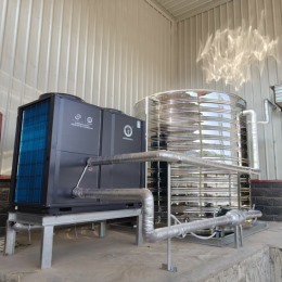 石樓縣德青源紐恩泰空氣能熱水工程