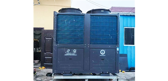 大同市左云縣小京莊村京鑫旅店電鍋爐改紐恩泰空氣能供暖設備