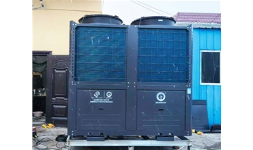 大同市左云縣小京莊村京鑫旅店電鍋爐改紐恩泰空氣能供暖設備