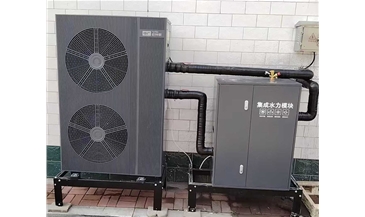 太原晉源區(qū)姚村住宅10匹家用供暖機(jī)安裝完畢